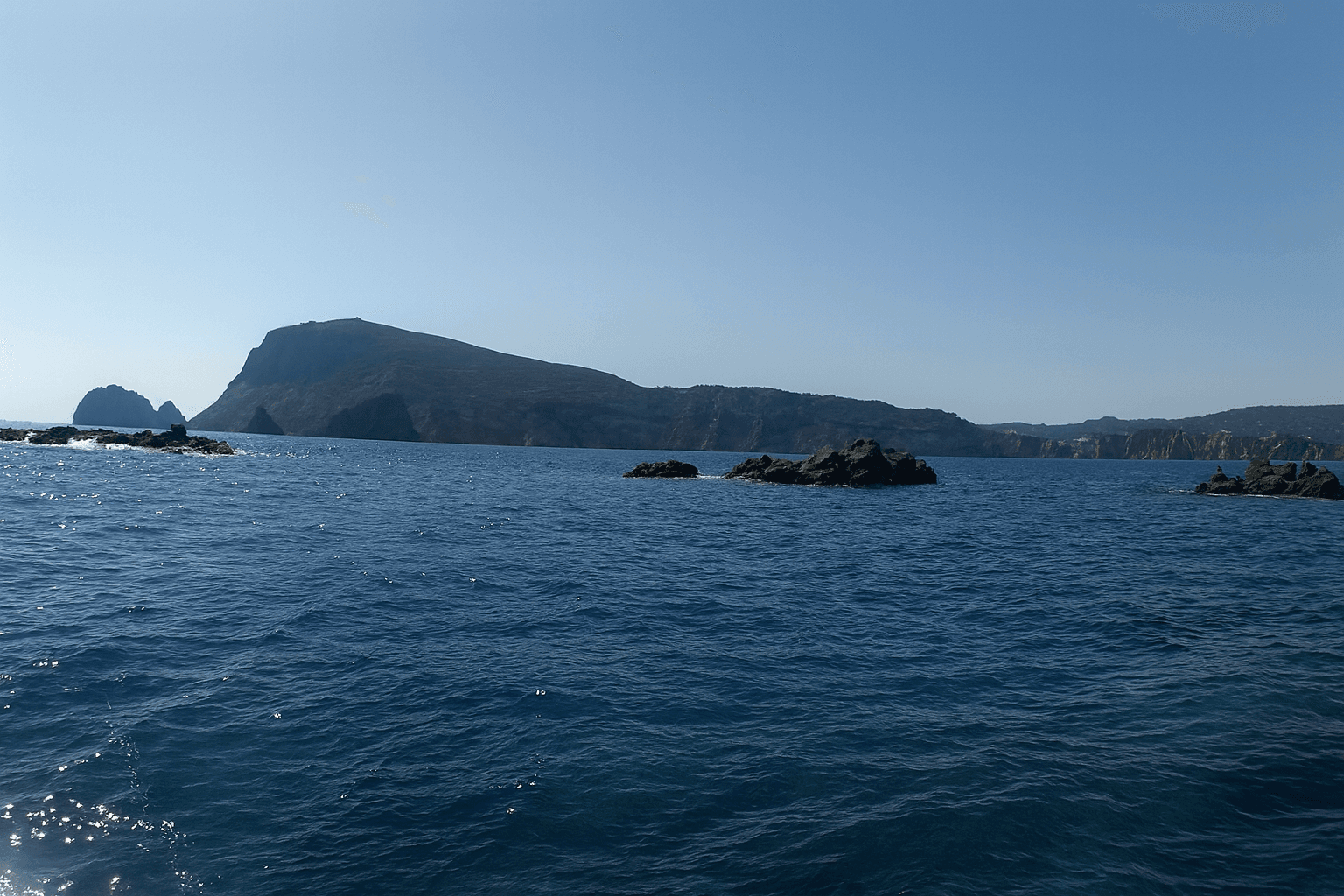 Scuba diving at Le Formiche in Ponza Island