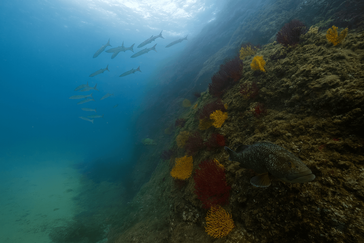 Scuba diving at Massa d'Or in Costa Brava