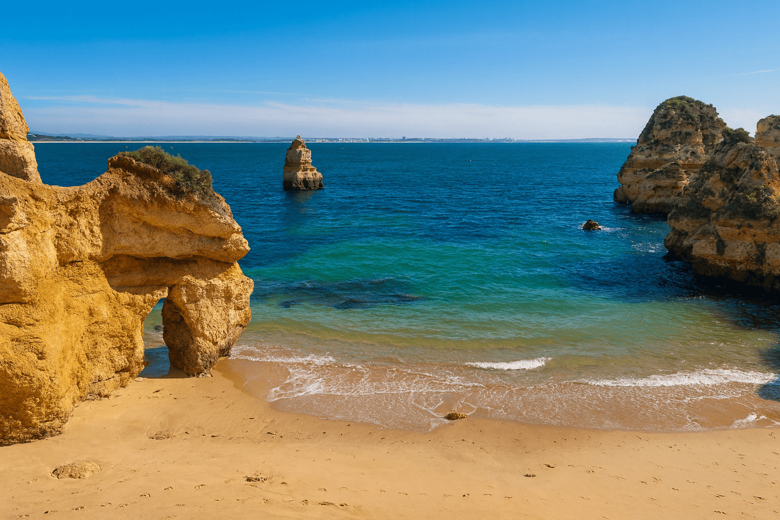 Scuba diving at Ponta da Piedade Caves in Algarve