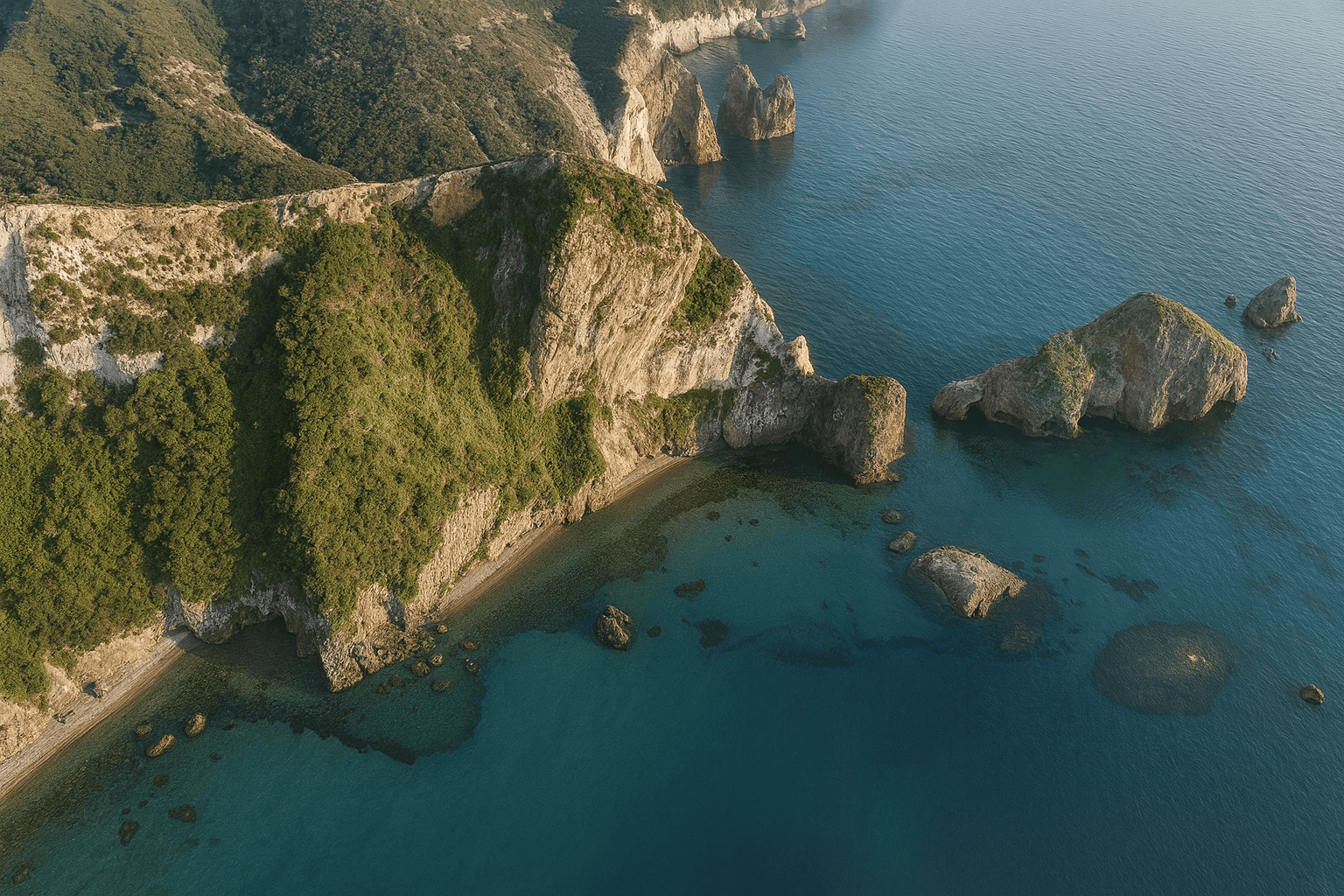 Scuba diving at Secca dei Mattoni in Ponza Island