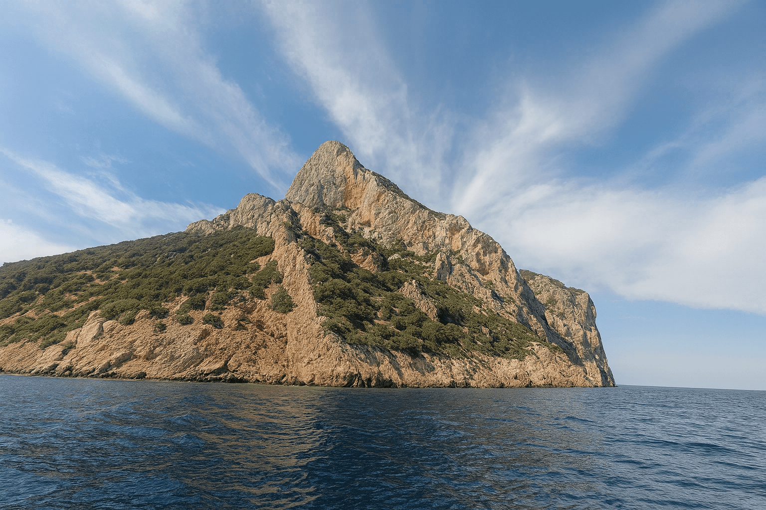 Scuba diving at Secca del Papa in Sardinia
