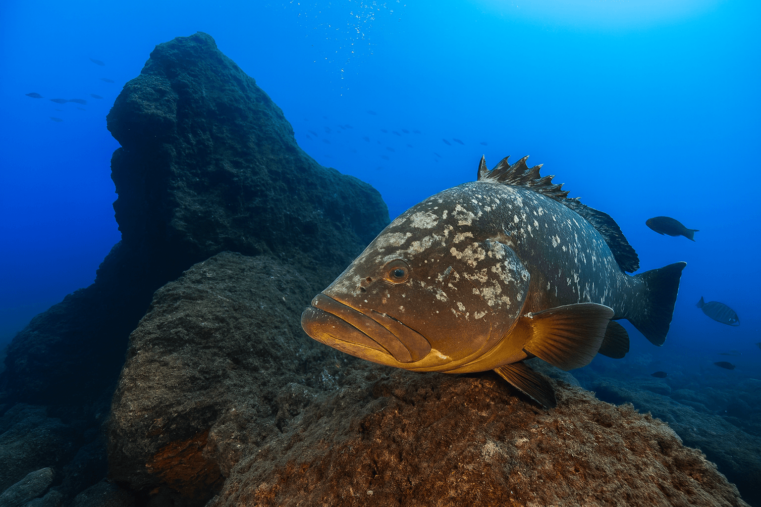 Scuba diving at T-Reef (Garajau Reserve) in Madeira
