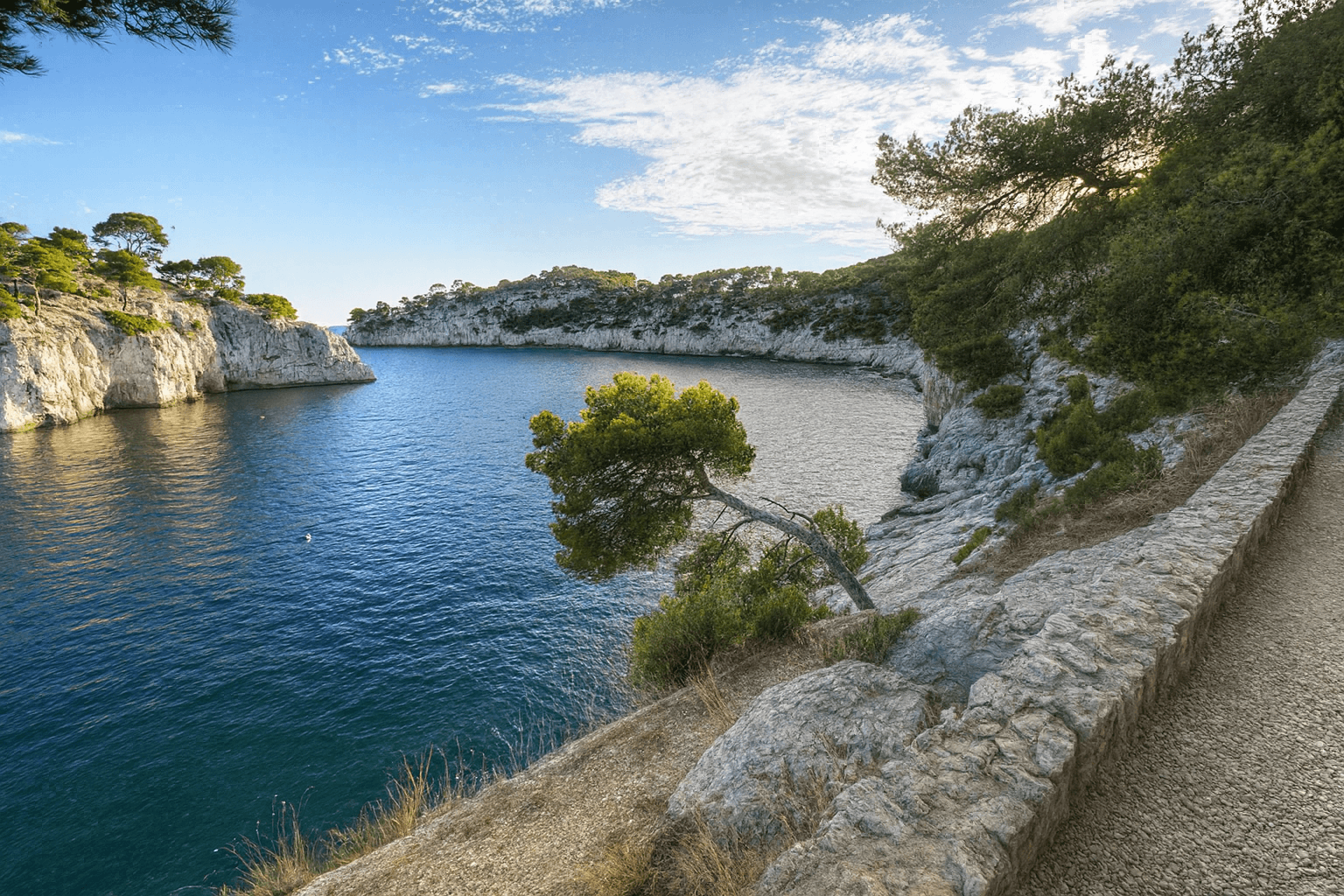 Scuba diving at Tombant de Castel Vieil in Cassis